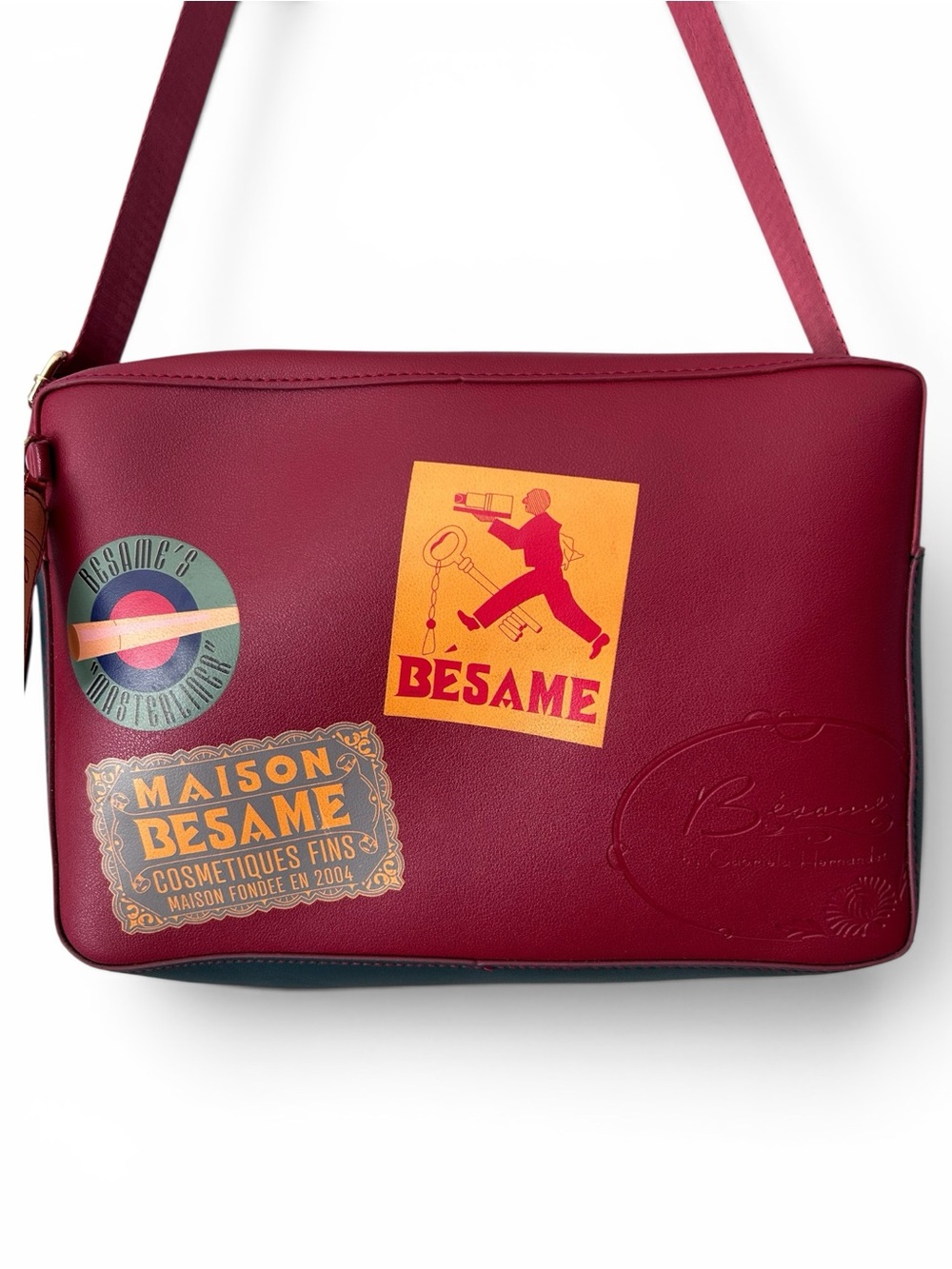 Besame Cosmetics Weekender Travel Bag Charm Adjustable Strap